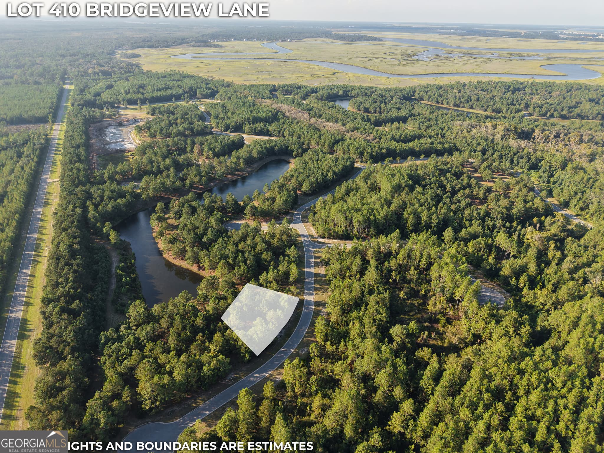 residential lot for sale at LOT 410 Bridge View Lane, Waverly, GA 31565