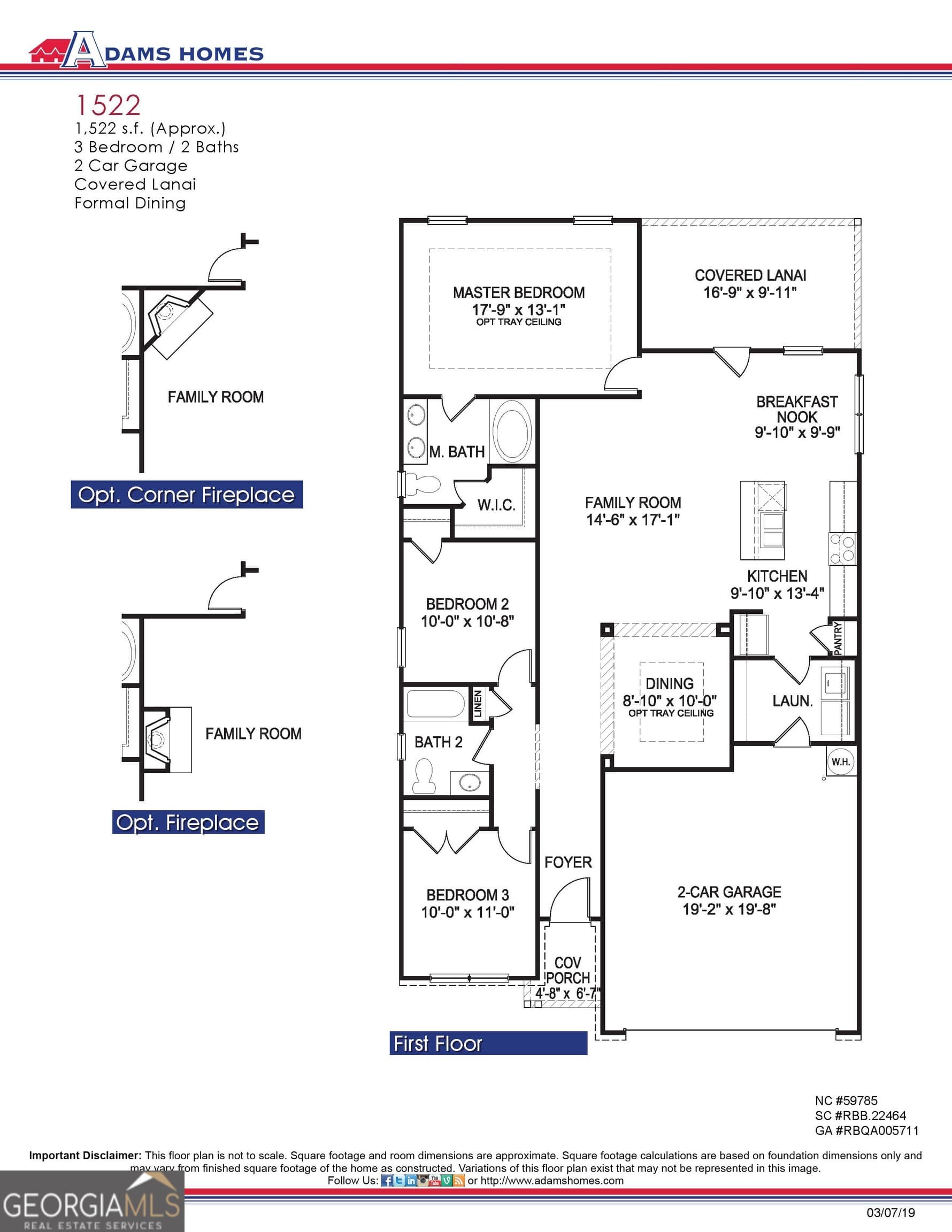 3 bedroom, 2 bathroom, 1,522 sq ft single family residence for sale at 202 Chaucer Lane LOT 71, Carrollton, GA 30117 — photo 2