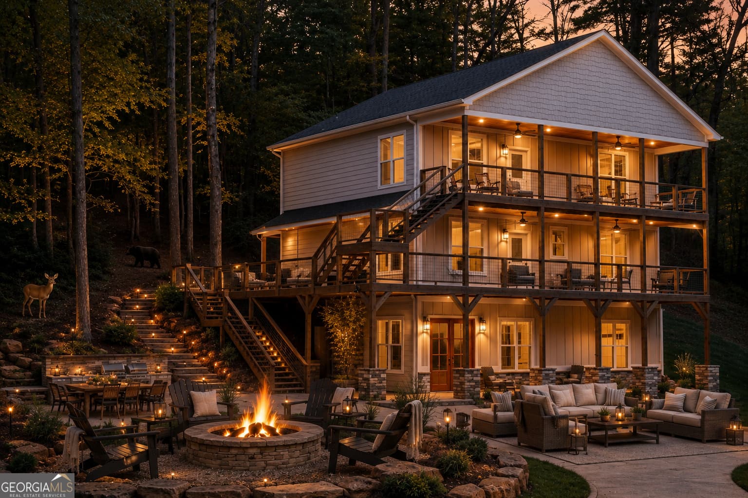 5 bedroom, 5.5 bathroom, 3,259 sq ft single family residence for sale at 361 Sportarten Strasse, Helen, GA 30545 — photo 4