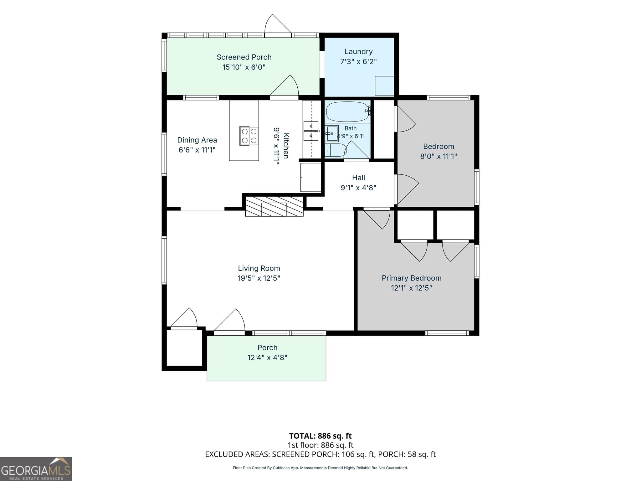 2 bedroom, 1 bathroom, 906 sq ft single family residence under contract at 613 N Crawford Street, Waycross, GA 31503 — photo 4