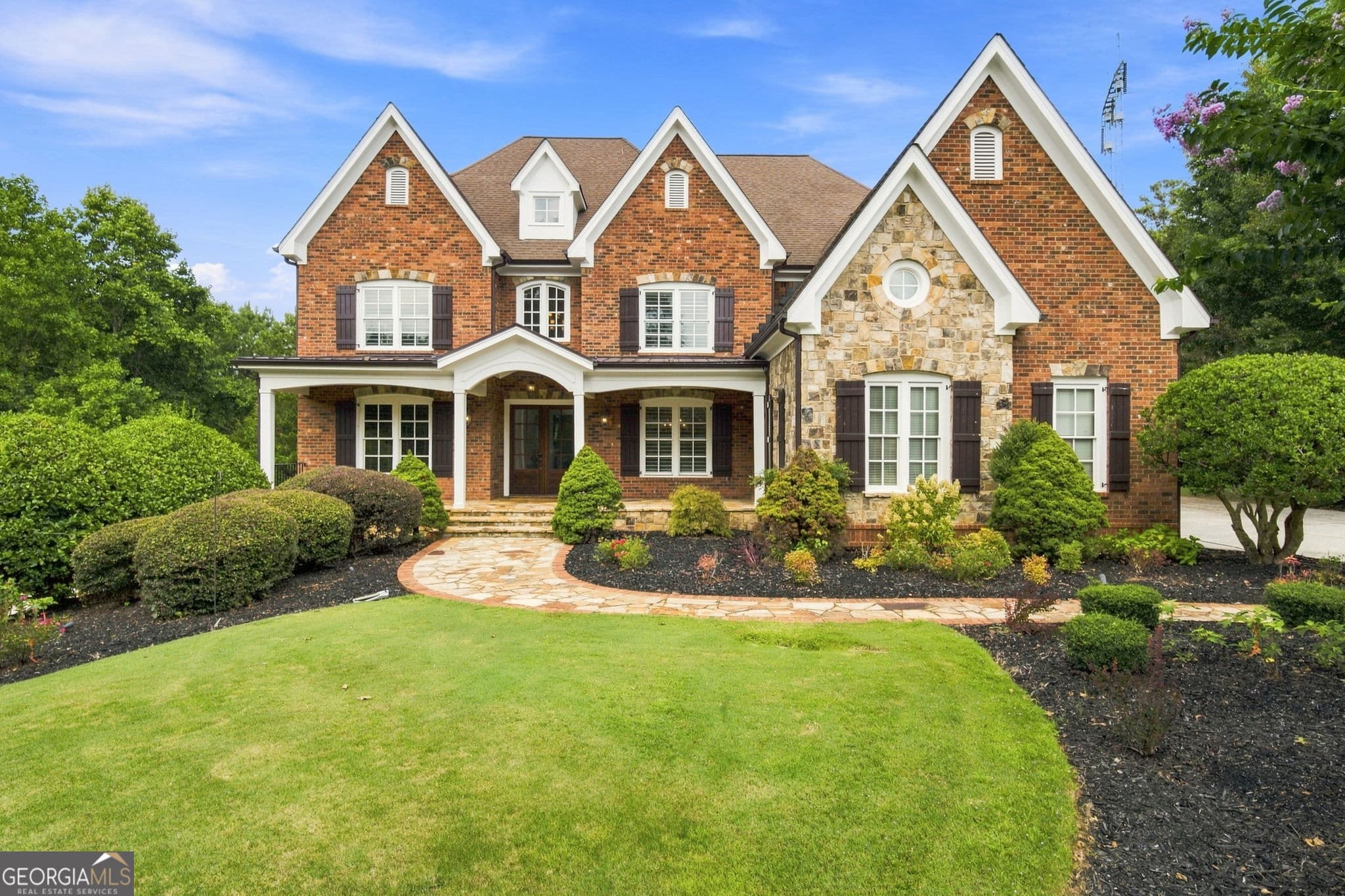 6 bedroom, 6.5 bathroom, 7,391 sq ft single family residence for sale at 15859 Winterfield Way, Milton, GA 30004 — photo 1 of 33