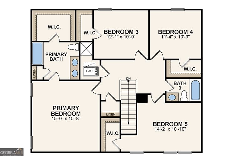 5 bedroom, 3 bathroom, 2,180 sq ft single family residence for sale at 107 Taylor Cove, Kingsland, GA 31548 — photo 3