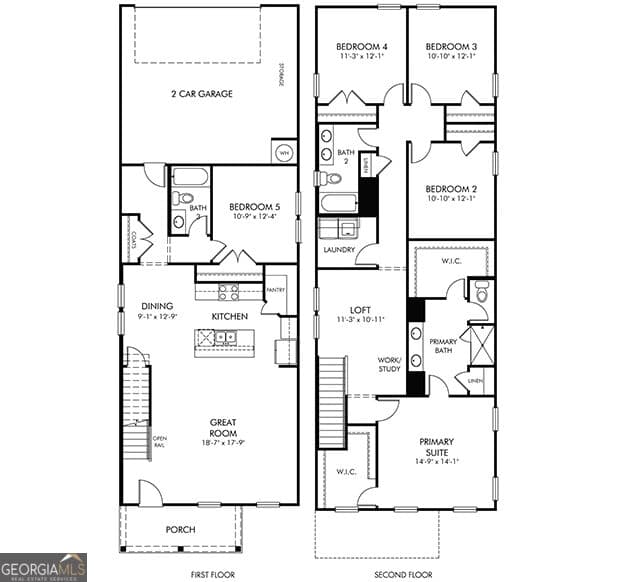 5 bedroom, 3 bathroom, 2,433 sq ft single family residence for sale at 2841 Quiet Grove Lane, Lawrenceville, GA 30045 — photo 2