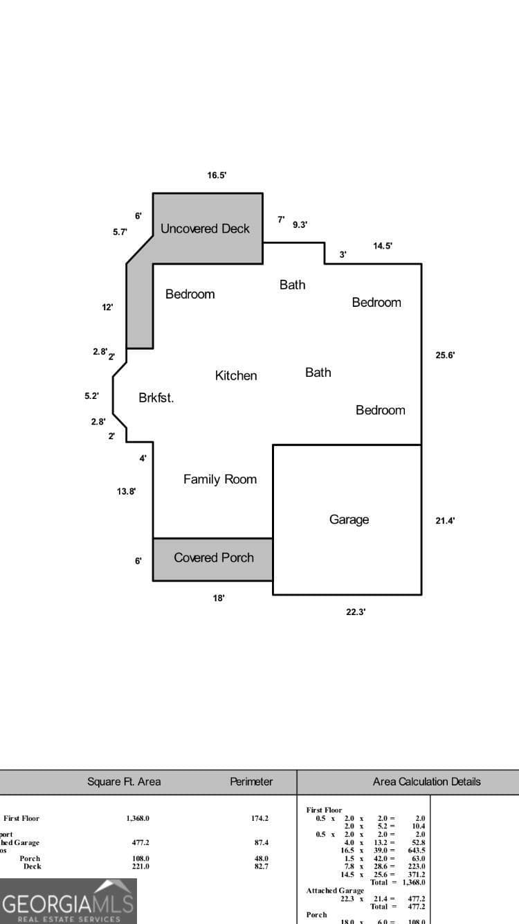 3 bedroom, 2 bathroom, 1,367 sq ft single family residence for sale at 125 Willow Shoals Drive, Covington, GA 30016 — photo 6