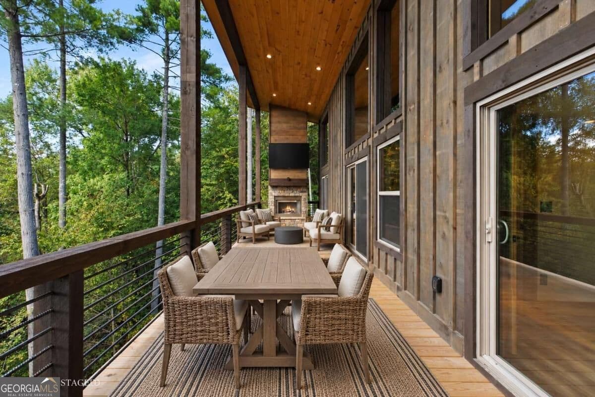 4 bedroom, 3 bathroom, 2,184 sq ft cabin,single family residence for sale at 135 Morgan Trail, Epworth, GA 30541 — photo 9