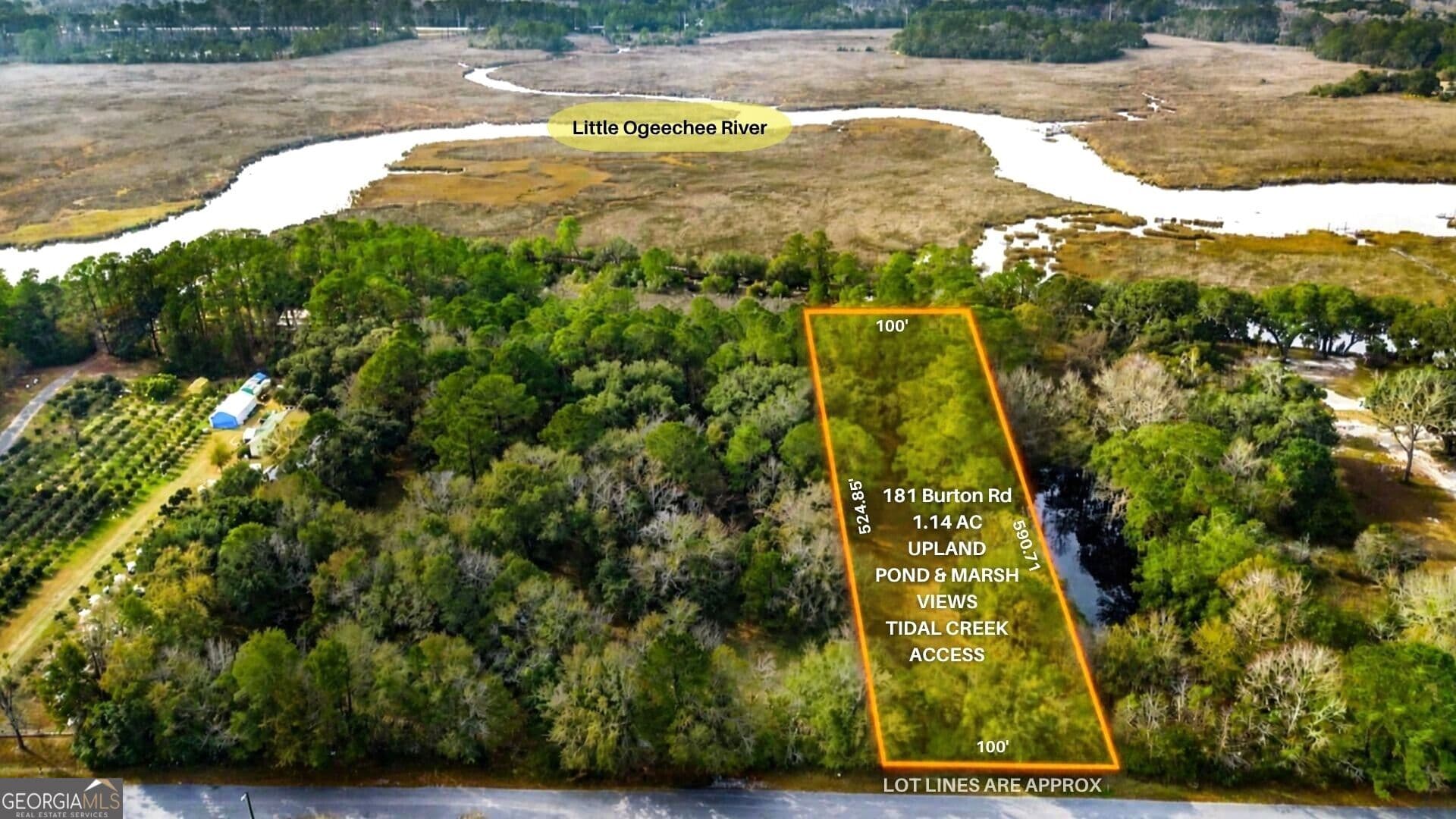residential lot for sale at 181 Burton Road, Savannah, GA 31405 — photo 1 of 35
