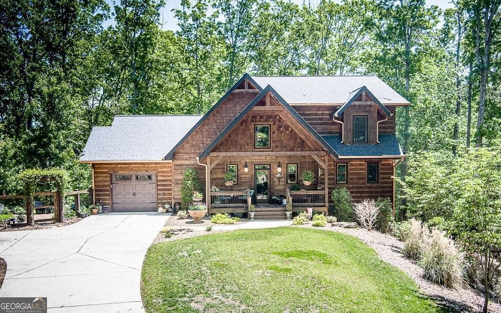 4 bedroom, 3.5 bathroom, 4,158 sq ft cabin,single family residence for sale at 366 Shepherds Way, Morganton, GA 30560 — photo 2