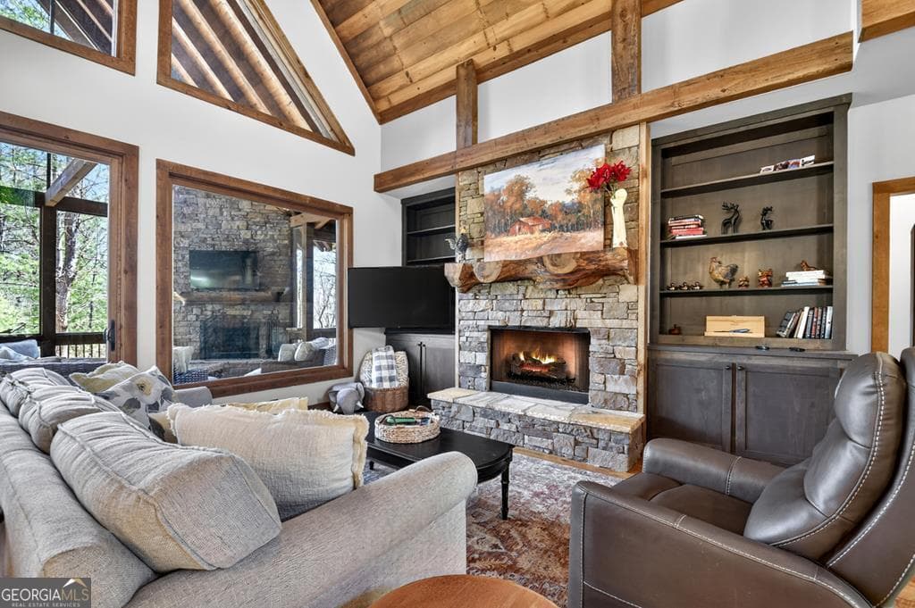 4 bedroom, 3.5 bathroom, 4,158 sq ft cabin,single family residence for sale at 366 Shepherds Way, Morganton, GA 30560 — photo 5