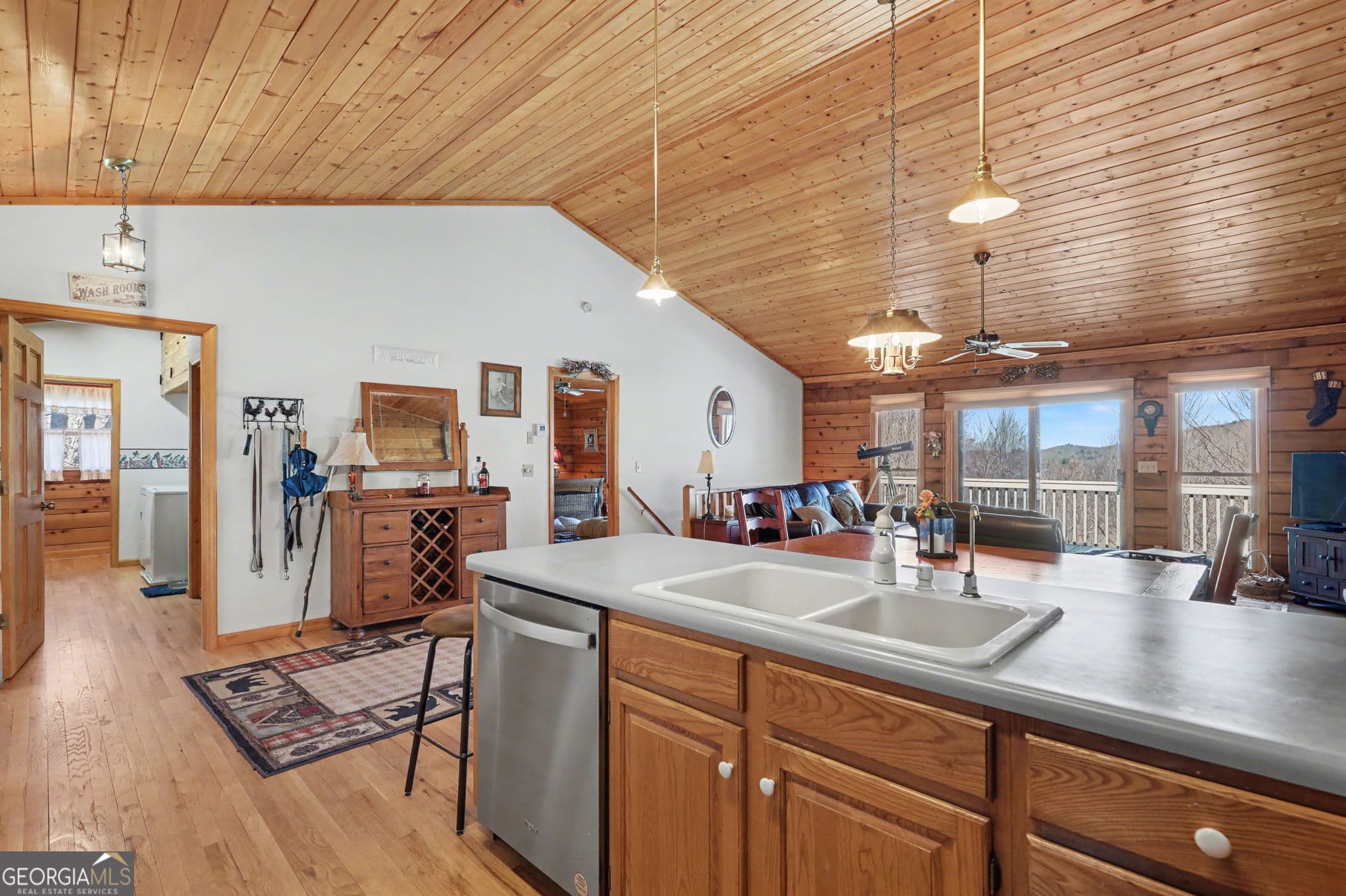 2 bedroom, 2.5 bathroom, 2,280 sq ft cabin,single family residence for sale at 437 Highpoint Drive, Scaly Mountain, NC 28775 — photo 9