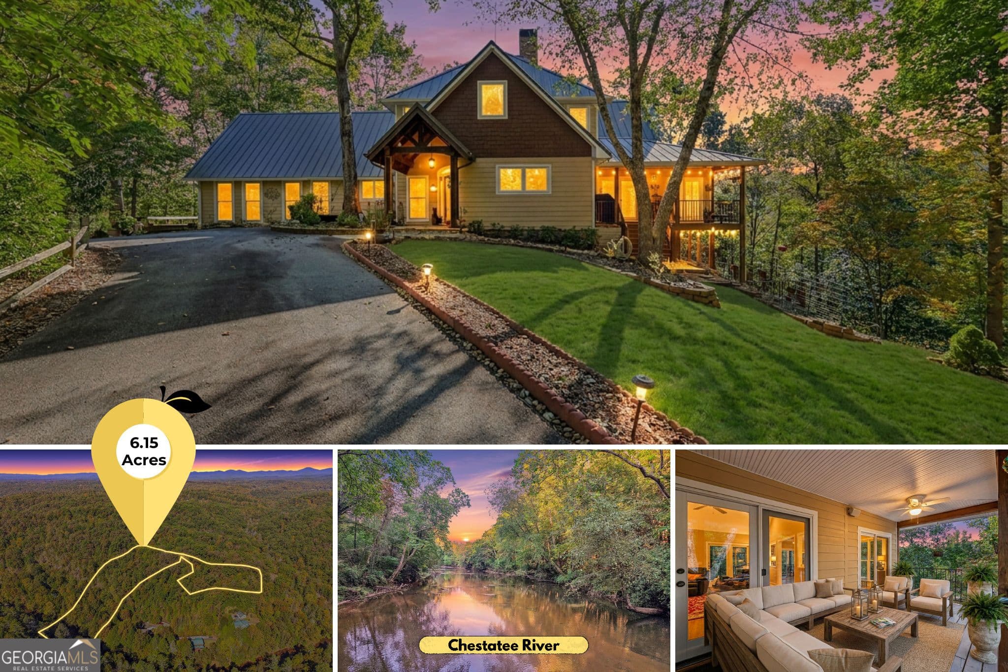 4 bedroom, 4 bathroom, 4,621 sq ft single family residence for sale at 120 Bear Den Road, Dahlonega, GA 30533