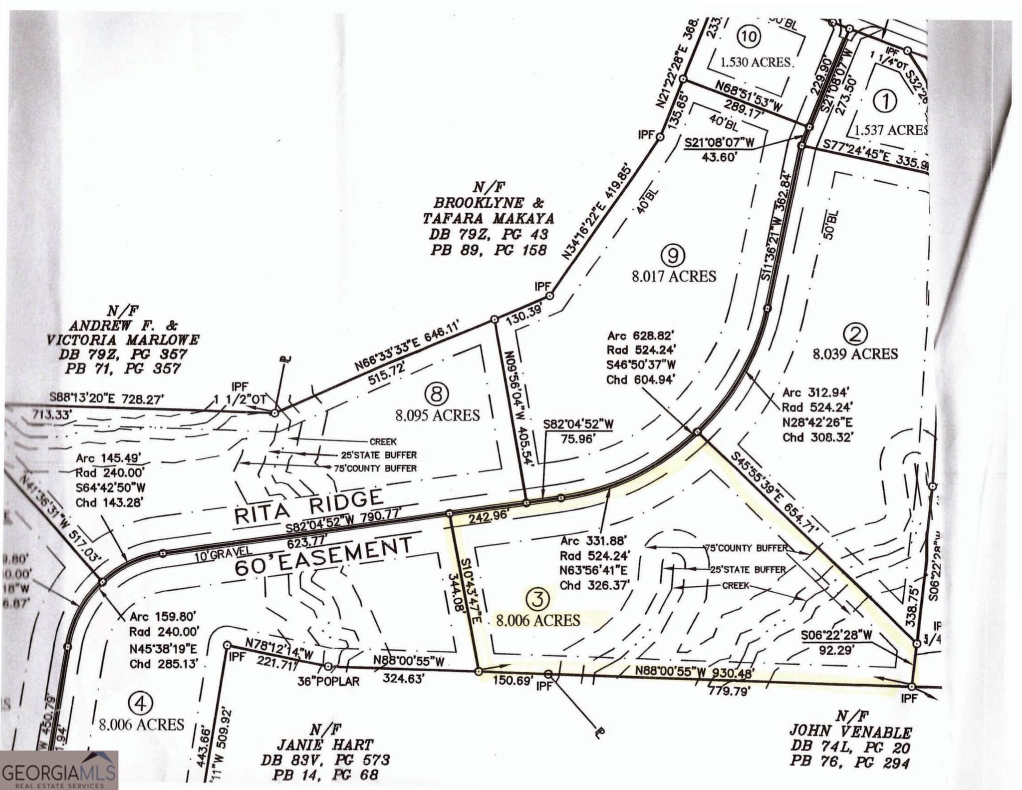 estate lot for sale at LOT #3 Rita Ridge, Jefferson, GA 30549 — photo 1 of 8