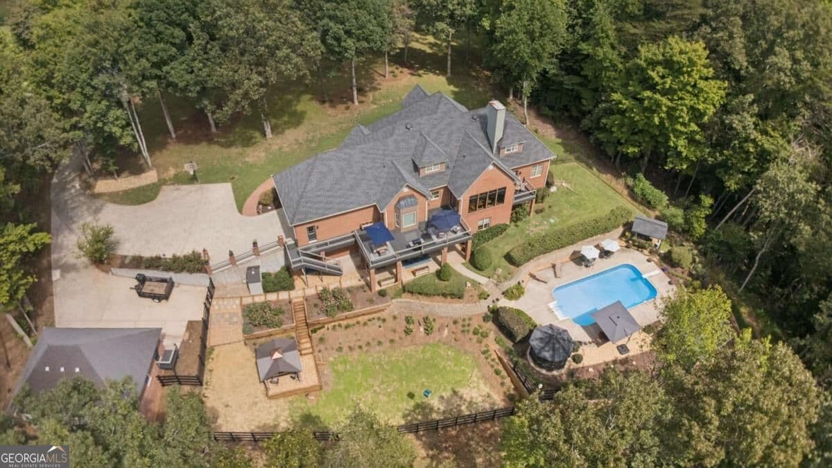 5 bedroom, 5.5 bathroom, 6,617 sq ft single family residence for sale at 335 Old Tails Creek Road, Ellijay, GA 30540