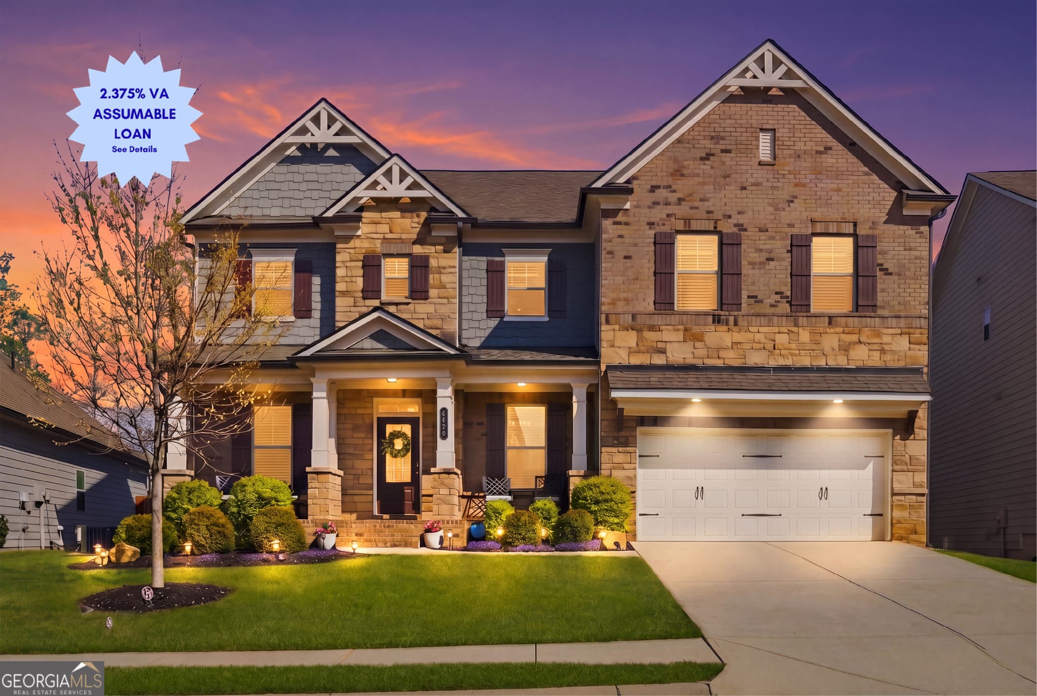 4 bedroom, 3 bathroom, 3,218 sq ft single family residence sold at 4420 Silver Oak Drive, Gainesville, GA 30504