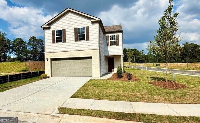 4 bedroom, 2.5 bathroom, 1,927 sq ft single family residence for sale at 5445 Brightwater Street, South Fulton, GA 30349