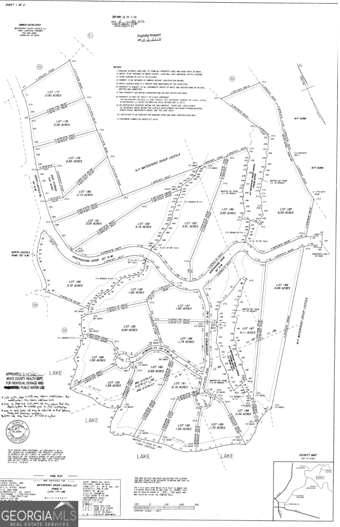 residential lot for sale at LOT 187 Northshore Drive, Cleveland, GA 30528 — photo 6