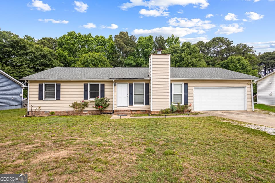 3 bedroom, 2 bathroom, 1,583 sq ft single family residence sold at 1631 Rose Garden Lane, Loganville, GA 30052