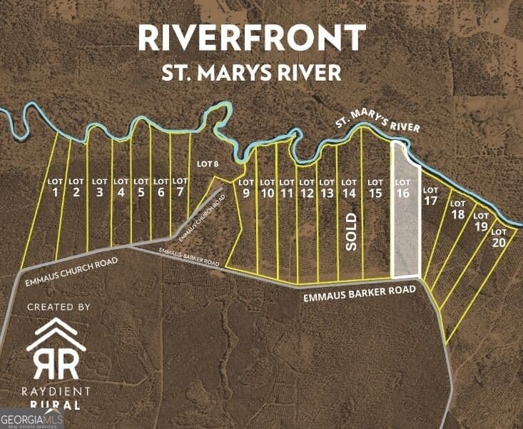 unimproved land for sale at LOT 16 Emmaus Barker Road, St. George, GA 31562