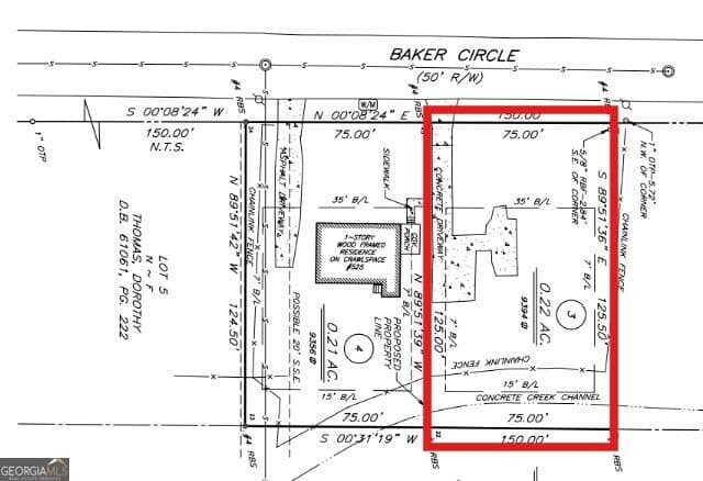 residential lot for sale at 0 Baker Circle, Atlanta, GA 30318 — photo 2