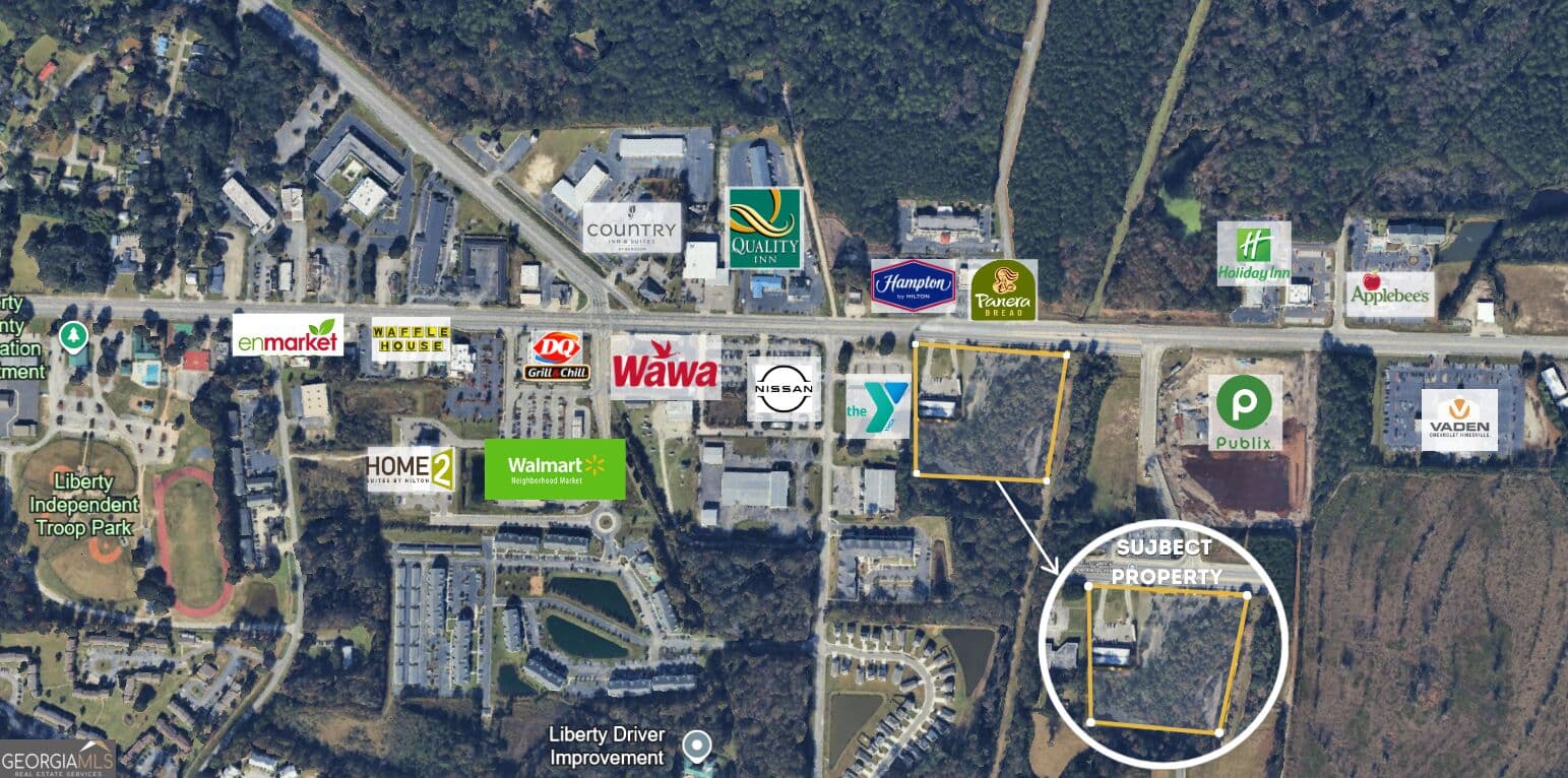 unimproved land for sale at 1165/0 E Oglethorpe Highway COMBINED, Hinesville, GA 31313