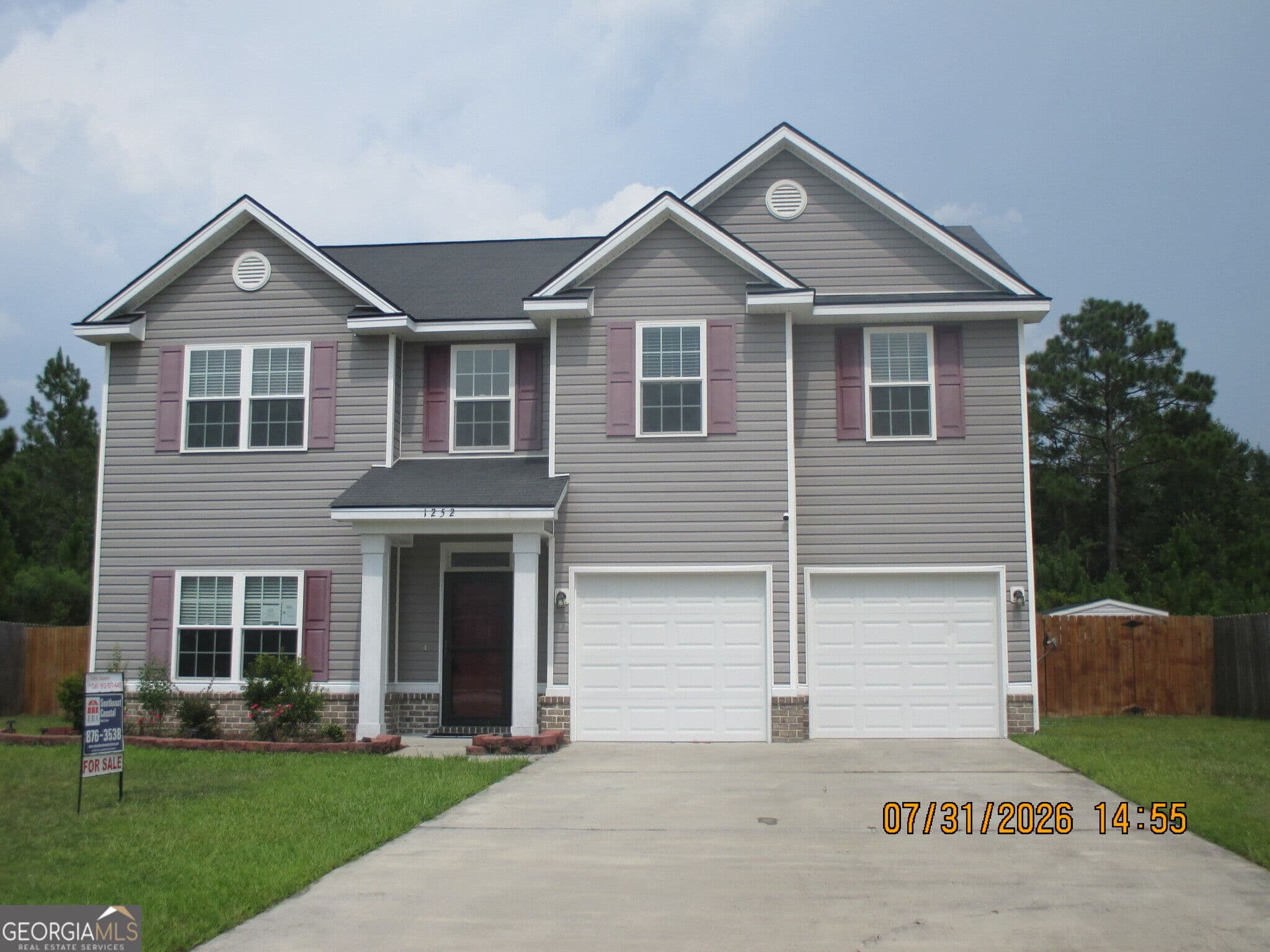 4 bedroom, 2.5 bathroom single family residence for sale at 1252 Evergreen Trail, Hinesville, GA 31313