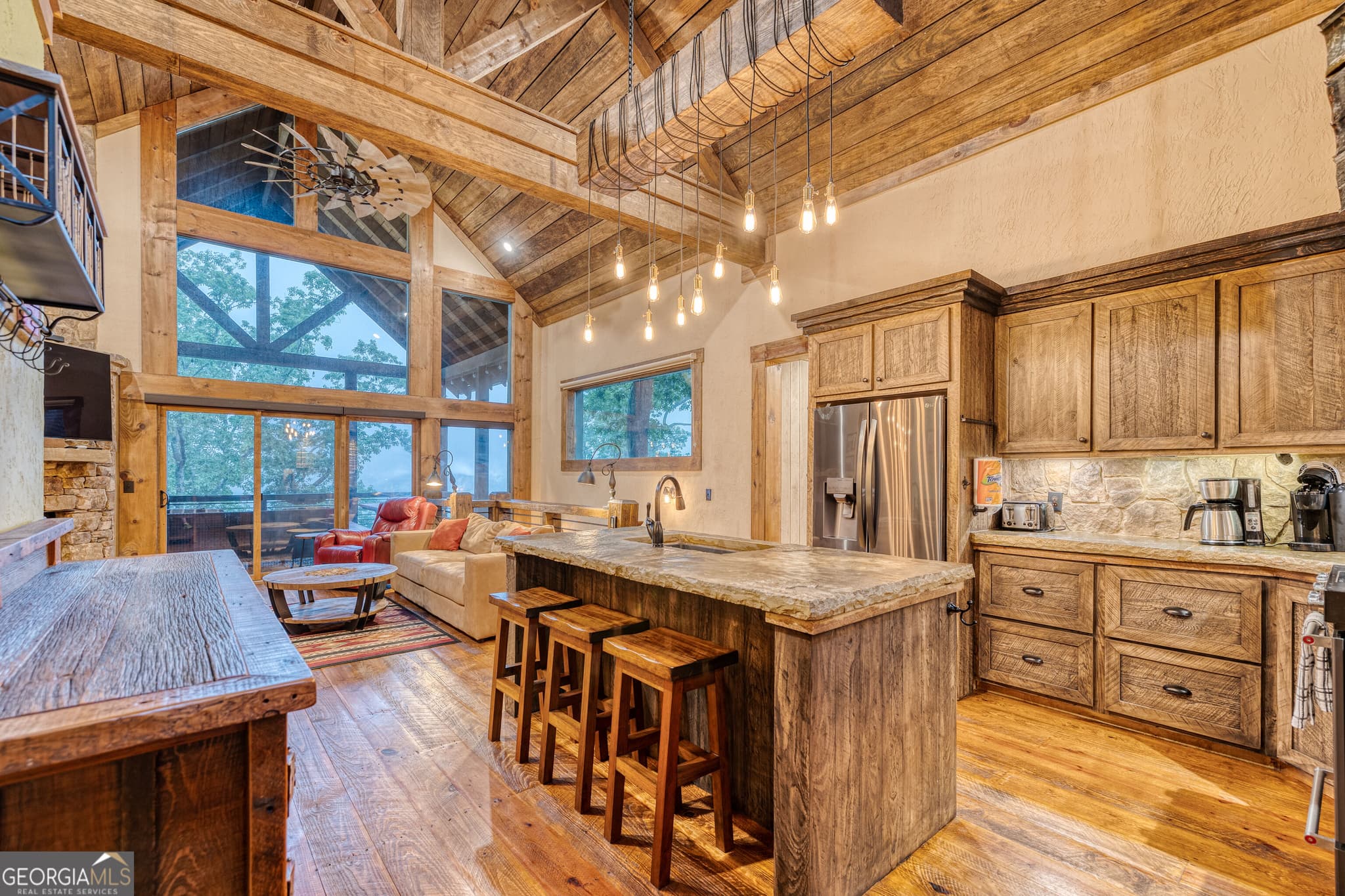 3 bedroom, 3 bathroom, 3,352 sq ft cabin,single family residence for sale at 280 Point Of View Road, Blue Ridge, GA 30513 — photo 10