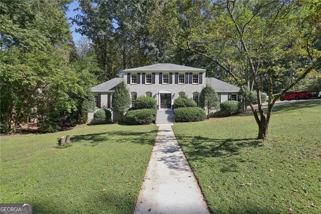 5 bedroom, 4.5 bathroom single family residence for sale at 1020 Winding Creek Trail, Sandy Springs, GA 30328