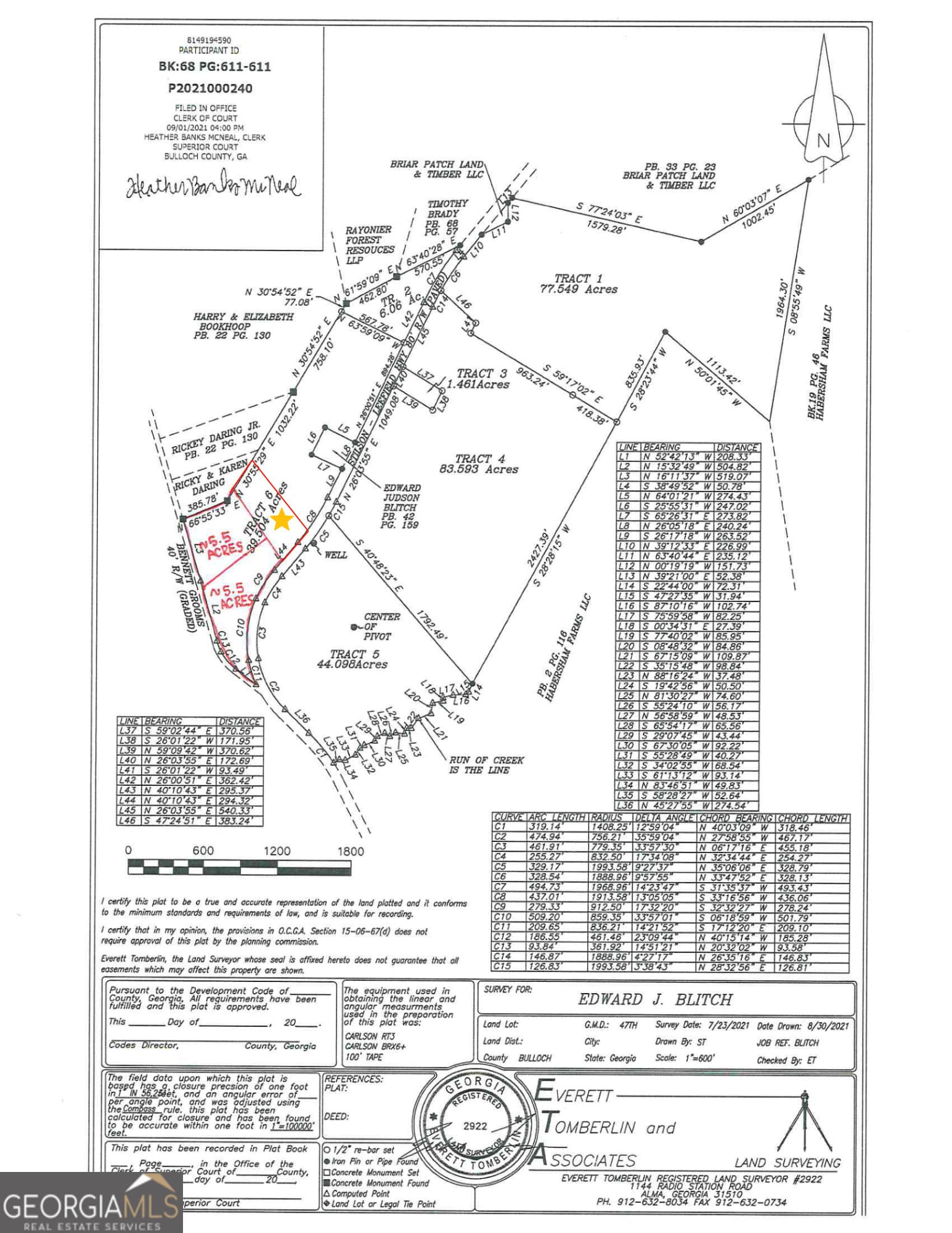 unimproved land for sale at 0 Stilson Leefield Road, Brooklet, GA 30415 — photo 3