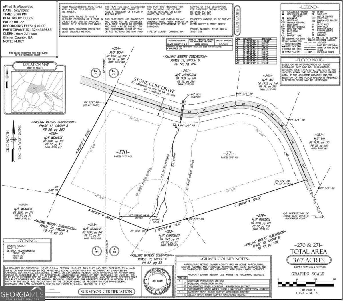 residential lot for sale at 270R Stone Cliff Drive, Ellijay, GA 30536 — photo 3