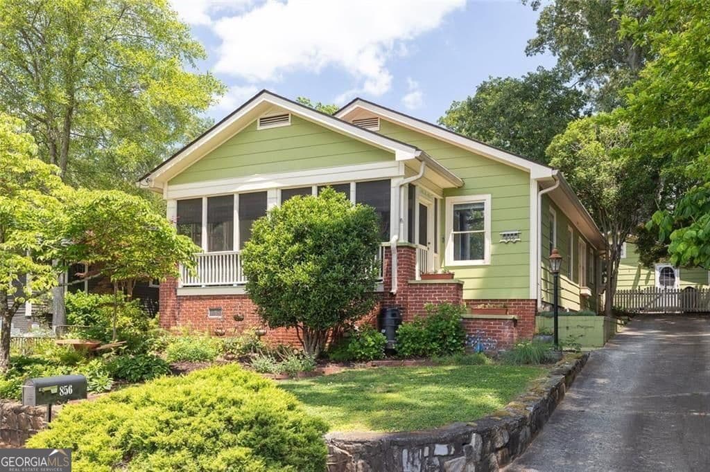 2 bedroom, 2 bathroom, 1,937 sq ft single family residence sold at 856 Woodland Avenue, Atlanta, GA 30316