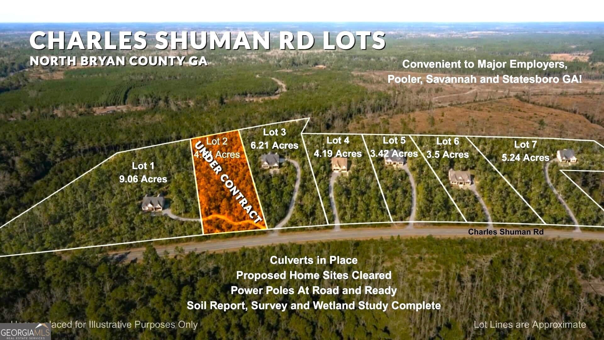 residential lot for sale at LOT 1 Charles Shuman Road, Pembroke, GA 31321 — photo 1 of 6