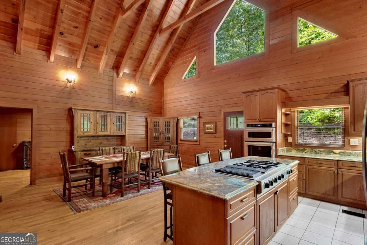 5 bedroom, 5.5 bathroom, 4,510 sq ft cabin,single family residence for sale at 1300 Soap Creek Road, Ball Ground, GA 30107 — photo 6