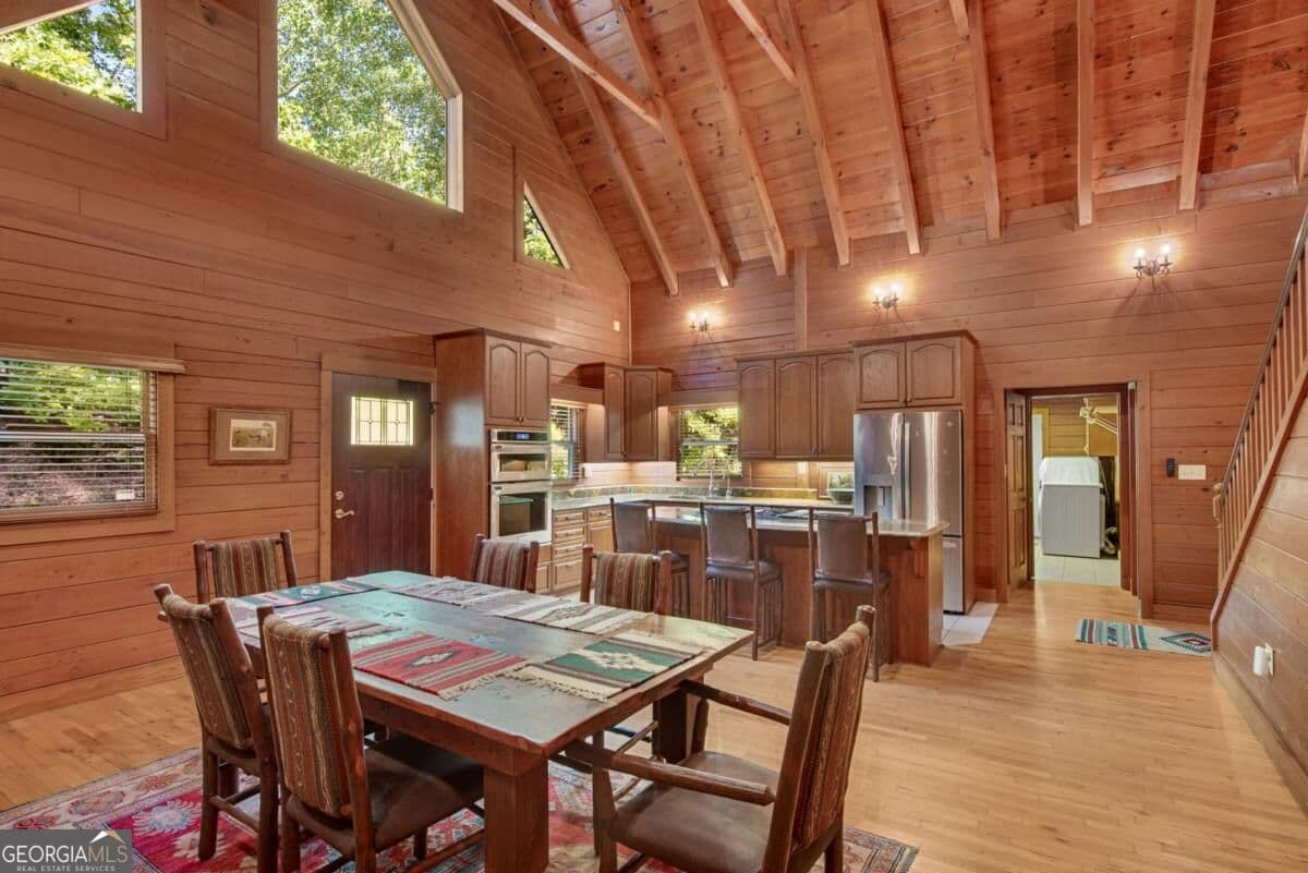 5 bedroom, 5.5 bathroom, 4,510 sq ft cabin,single family residence for sale at 1300 Soap Creek Road, Ball Ground, GA 30107 — photo 5