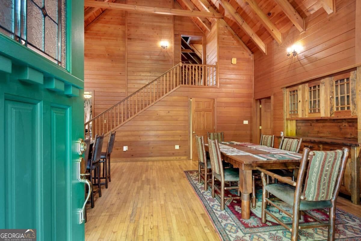 5 bedroom, 5.5 bathroom, 4,510 sq ft cabin,single family residence for sale at 1300 Soap Creek Road, Ball Ground, GA 30107 — photo 4