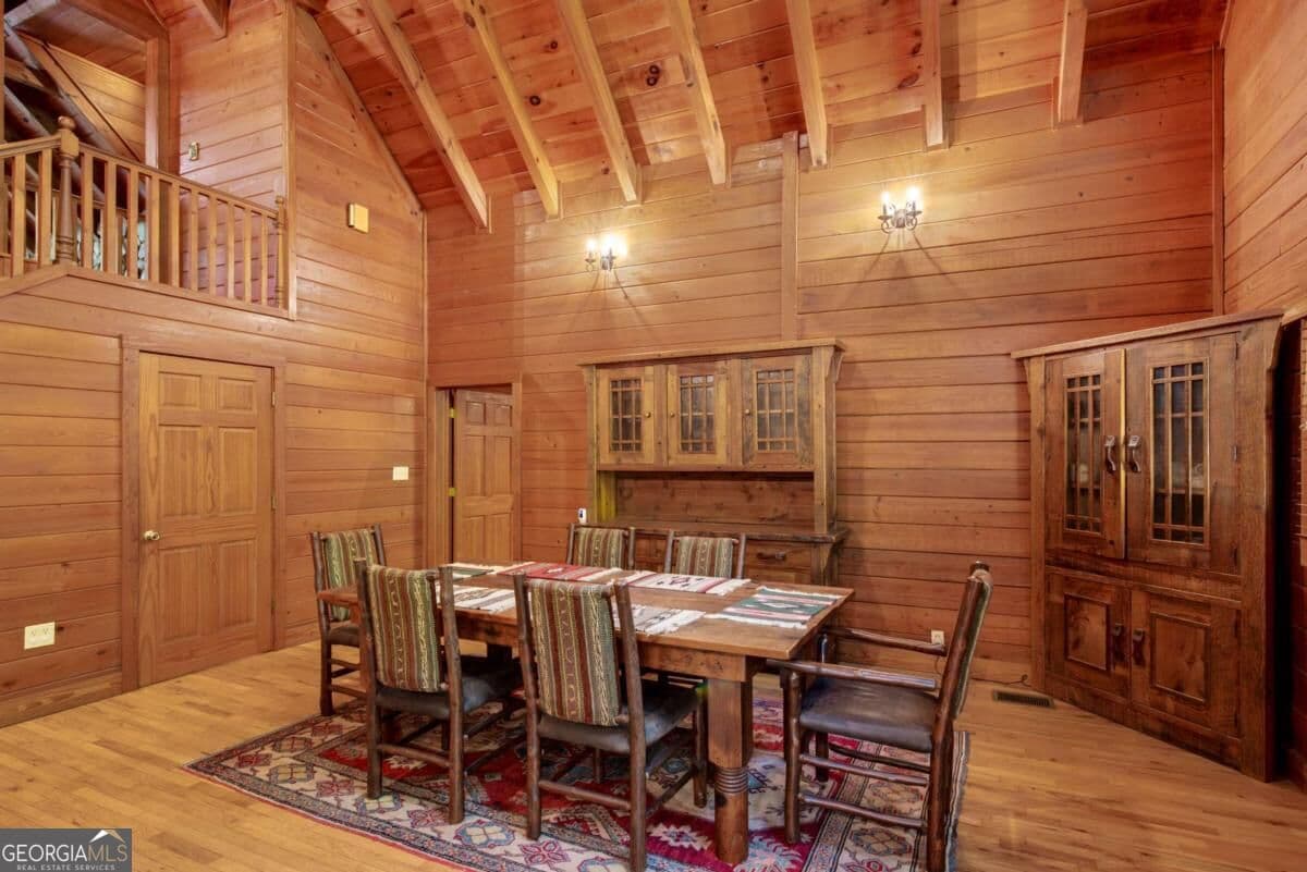 5 bedroom, 5.5 bathroom, 4,510 sq ft cabin,single family residence for sale at 1300 Soap Creek Road, Ball Ground, GA 30107 — photo 8