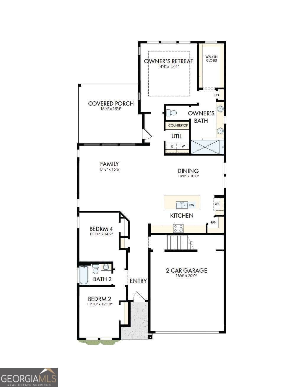 4 bedroom, 3 bathroom, 2,611 sq ft single family residence for sale at 1319 Autumn Lake Drive, Gainesville, GA 30504 — photo 4