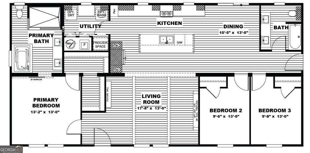 3 bedroom, 2 bathroom manufactured home,single family residence for sale at 326 Thomas Street, Eatonton, GA 31024