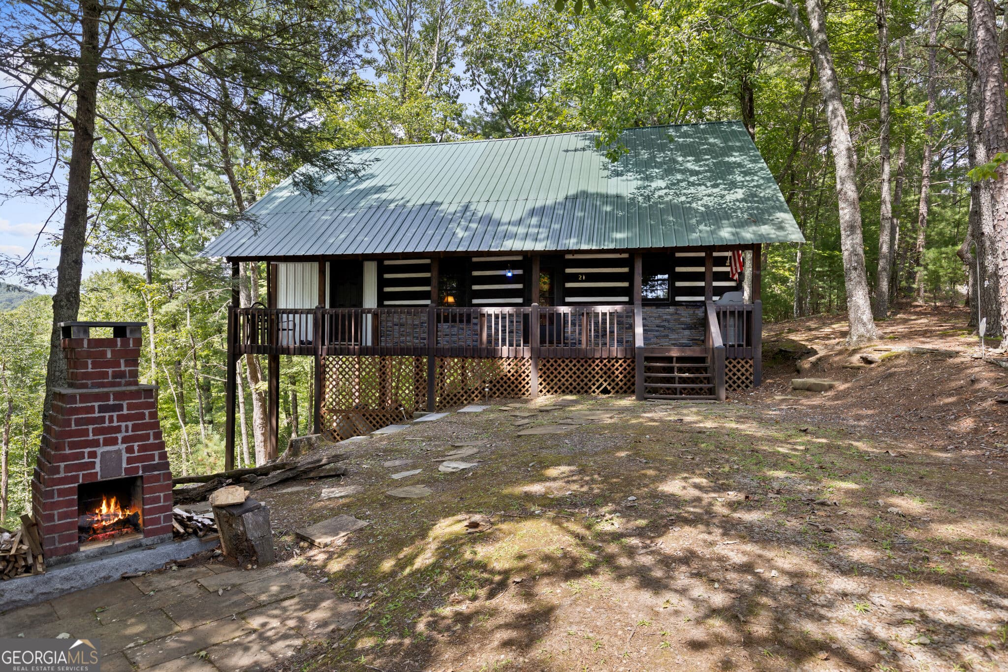 2 bedroom, 2 bathroom, 1,168 sq ft cabin,single family residence for sale at 21 Mountain View Trail 3,4, Cherry Log, GA 30522 — photo 2