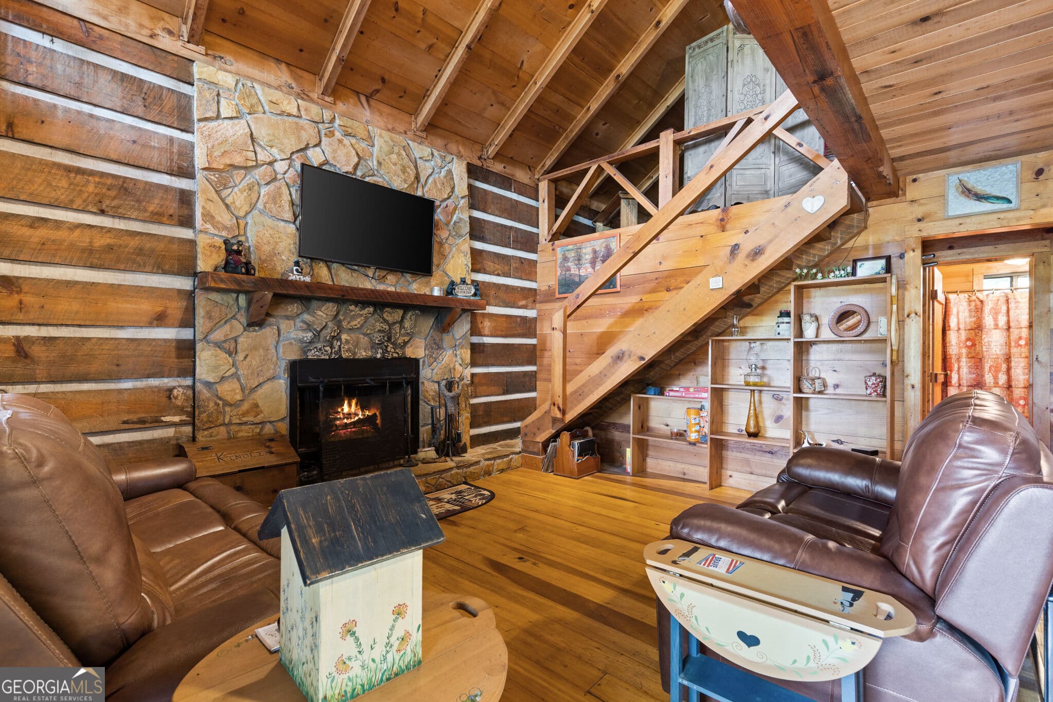 2 bedroom, 2 bathroom, 1,168 sq ft cabin,single family residence for sale at 21 Mountain View Trail 3,4, Cherry Log, GA 30522 — photo 9