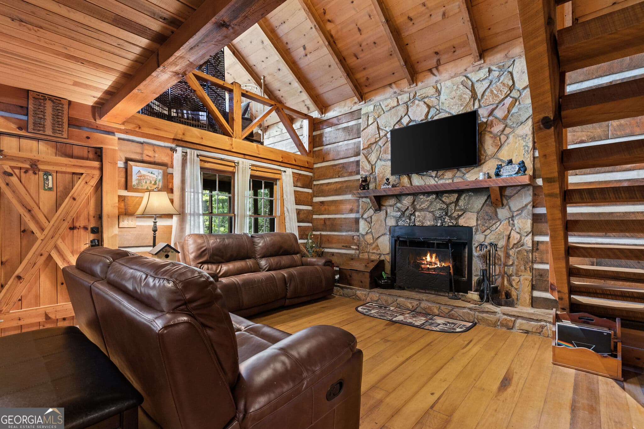 2 bedroom, 2 bathroom, 1,168 sq ft cabin,single family residence for sale at 21 Mountain View Trail 3,4, Cherry Log, GA 30522 — photo 10