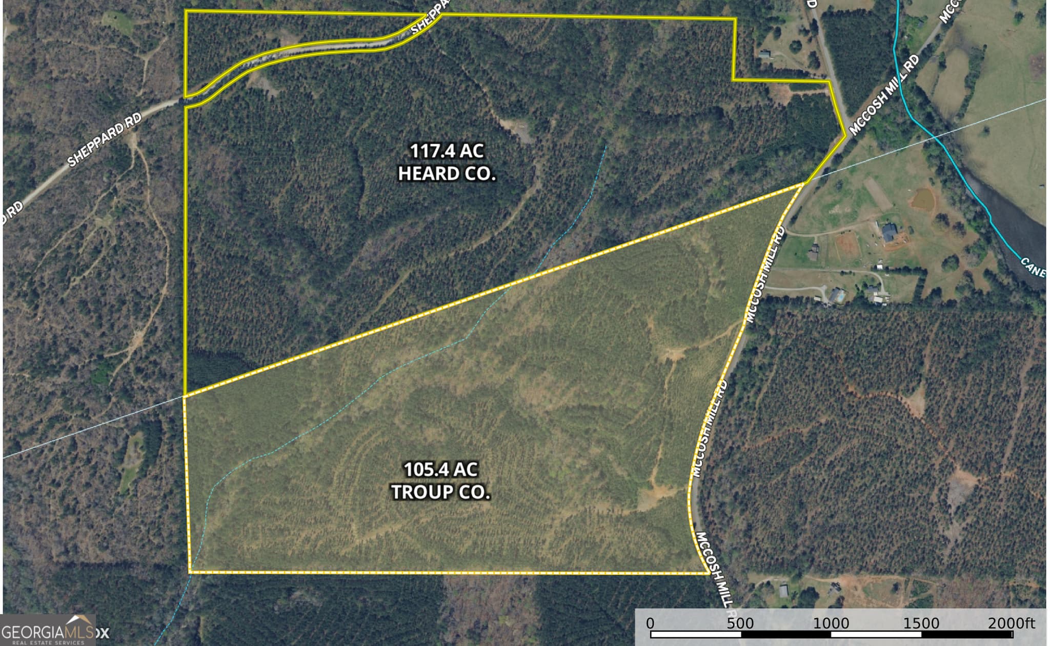 agriculture under contract at 117 +/- Acres on McCosh Mill Road, Franklin, GA 30217 — photo 2