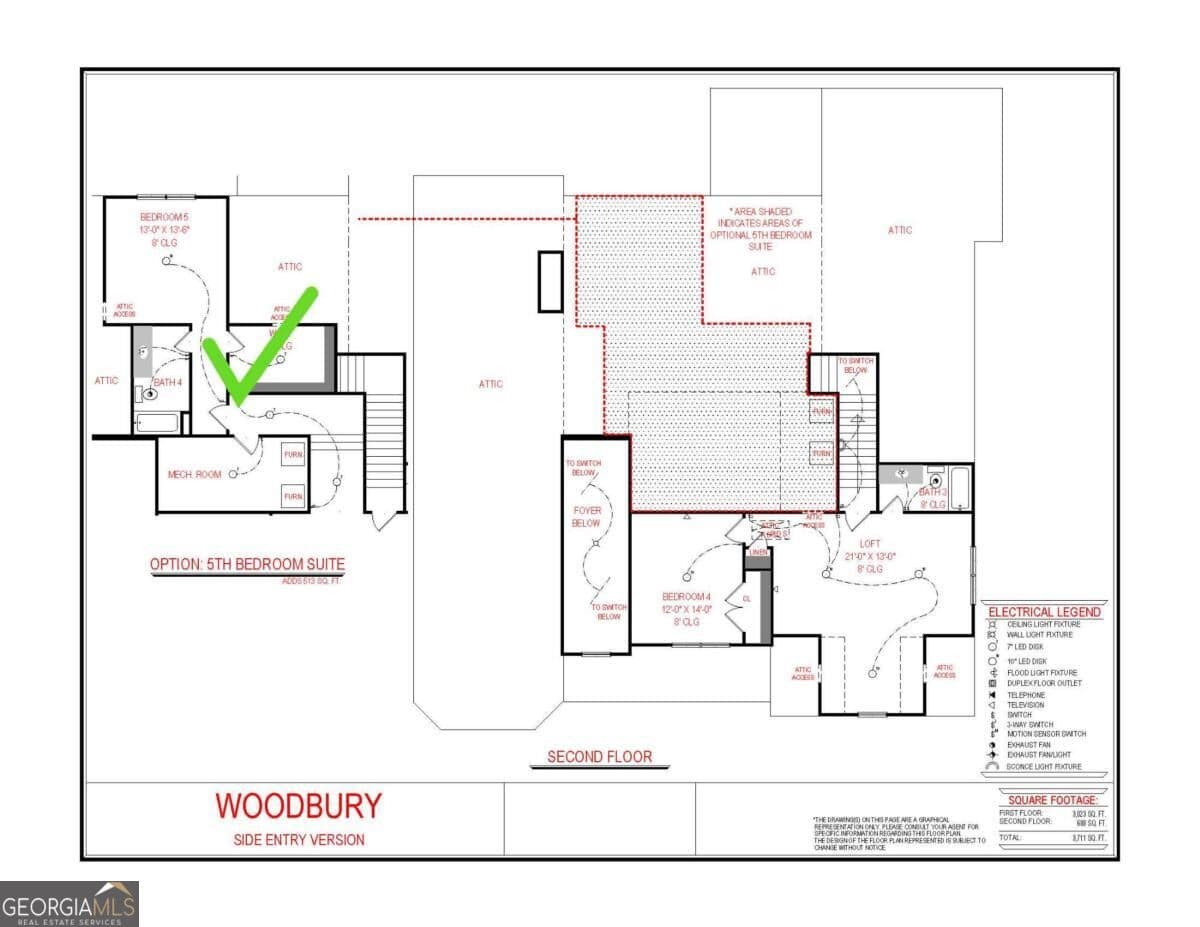5 bedroom, 4.5 bathroom, 4,224 sq ft single family residence for sale at 4884 N HWY 29 6, Newnan, GA 30265 — photo 3