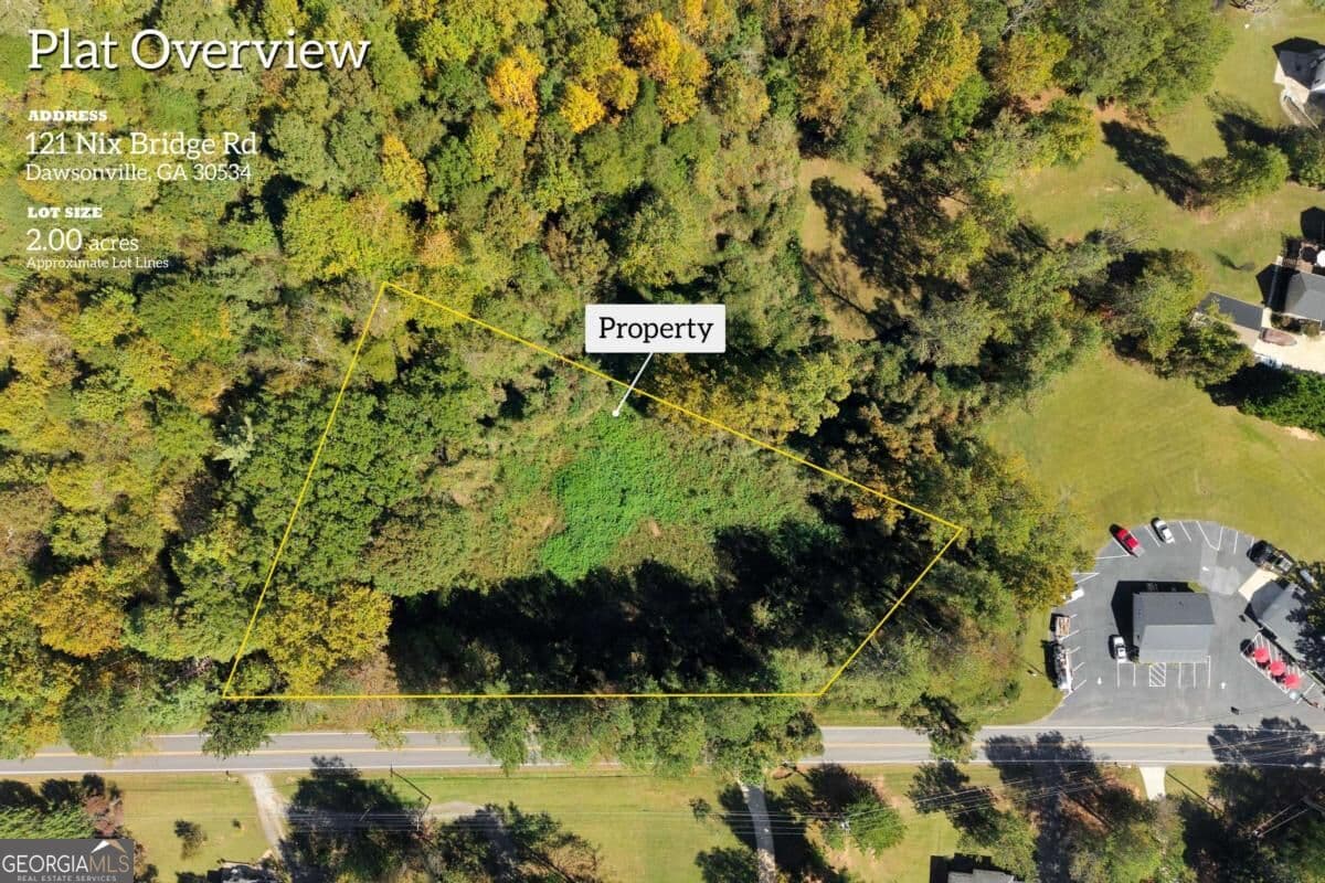 unimproved land for sale at 121 Nix Bridge Road, Dawsonville, GA 30534 — photo 2