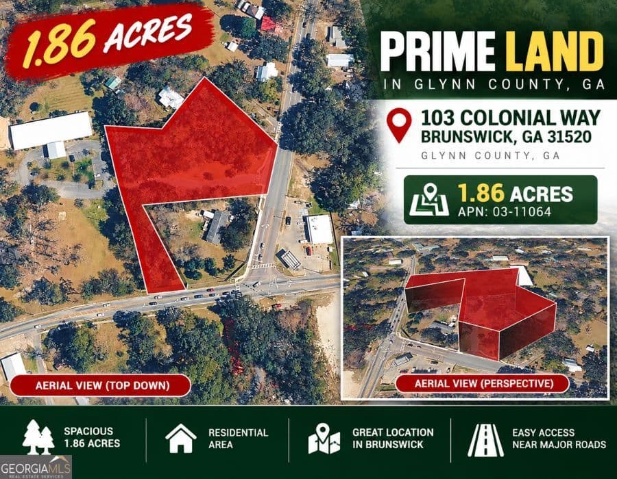 residential lot for sale at 103 Colonial Way, Brunswick, GA 31520 — photo 1 of 13