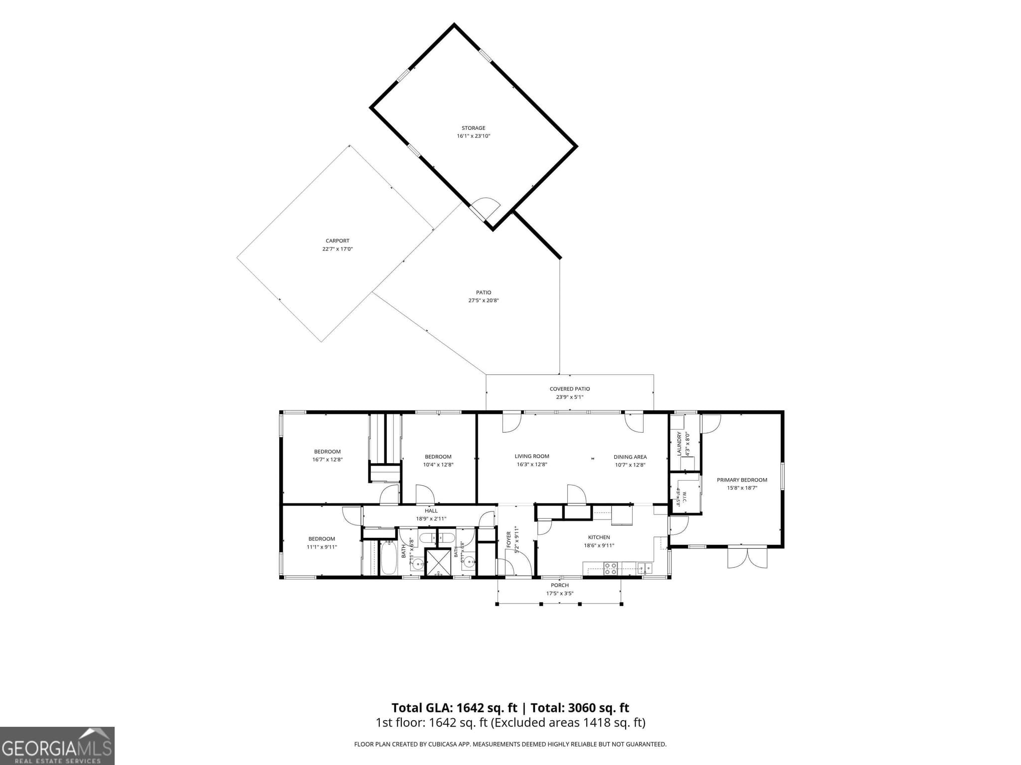 4 bedroom, 2 bathroom, 1,616 sq ft single family residence for sale at 4 Northwood Drive, Rome, GA 30161 — photo 3
