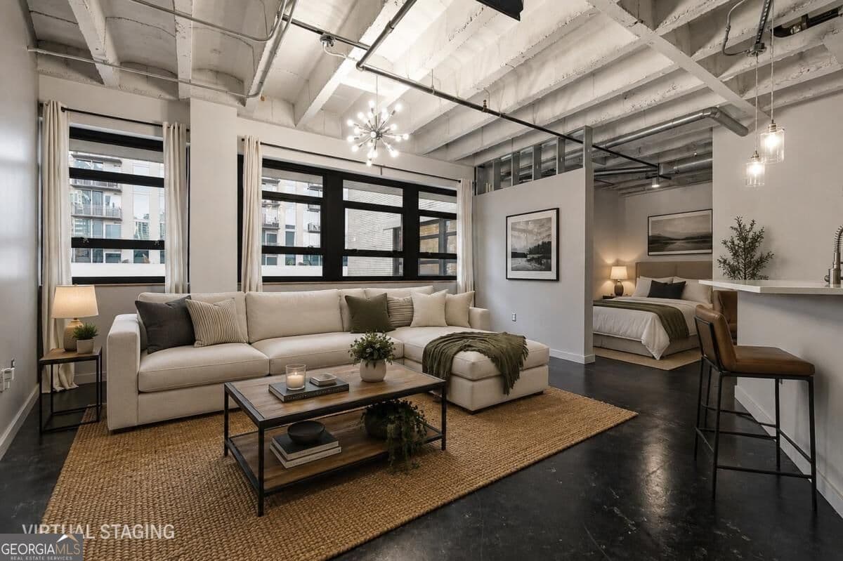 1 bedroom, 1 bathroom, 1,009 sq ft loft,condominium for sale at 878 Peachtree Street 701, Atlanta, GA 30309 — photo 2