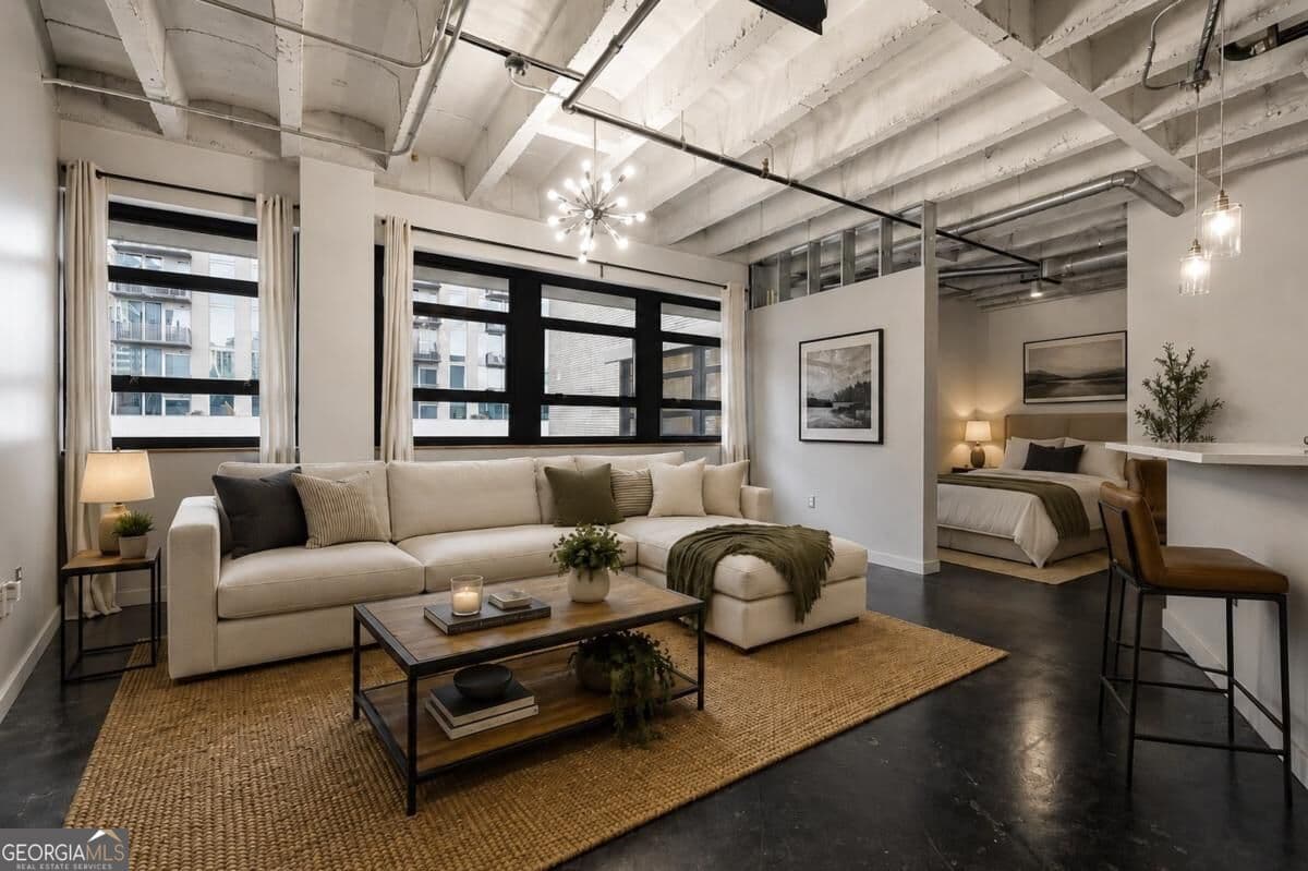 1 bedroom, 1 bathroom, 1,009 sq ft loft,condominium for sale at 878 Peachtree Street 701, Atlanta, GA 30309 — photo 1 of 57