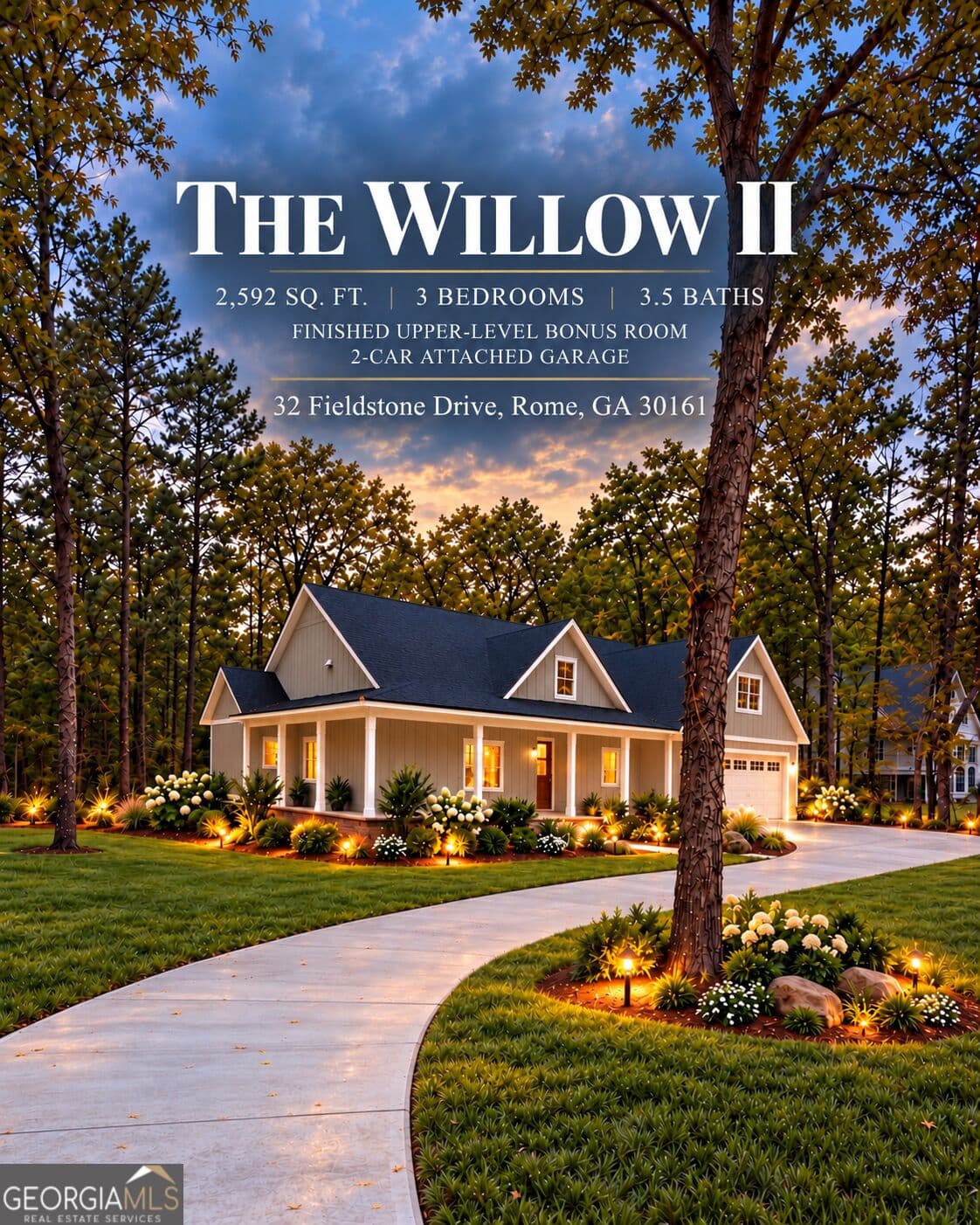 4 bedroom, 3.5 bathroom, 2,612 sq ft single family residence for sale at 32 Fieldstone Drive, Rome, GA 30161
