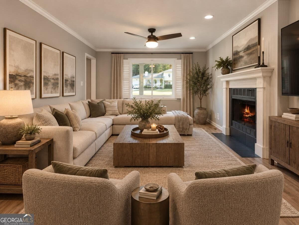 4 bedroom, 3.5 bathroom, 2,580 sq ft single family residence for sale at 1229 Gate Post Lane, Lawrenceville, GA 30044 — photo 6