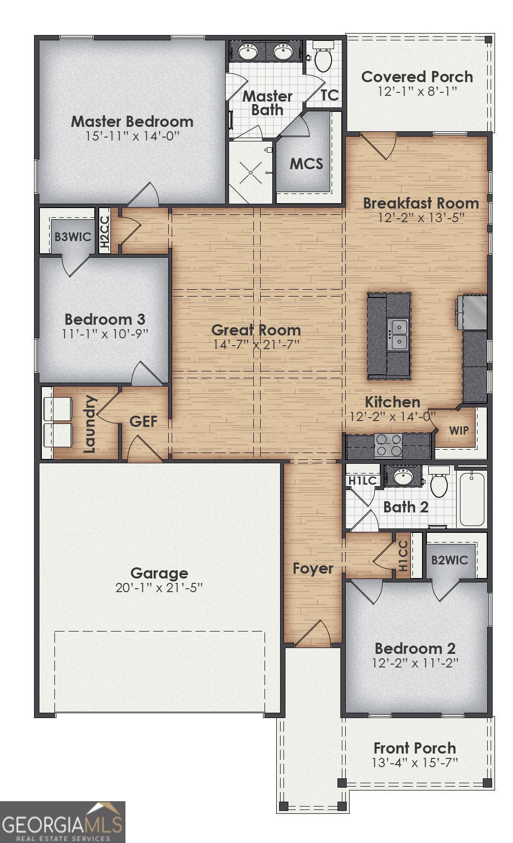 3 bedroom, 2 bathroom, 1,781 sq ft single family residence for sale at 145 Chinaberry Street, Pine Mountain, GA 31822 — photo 2