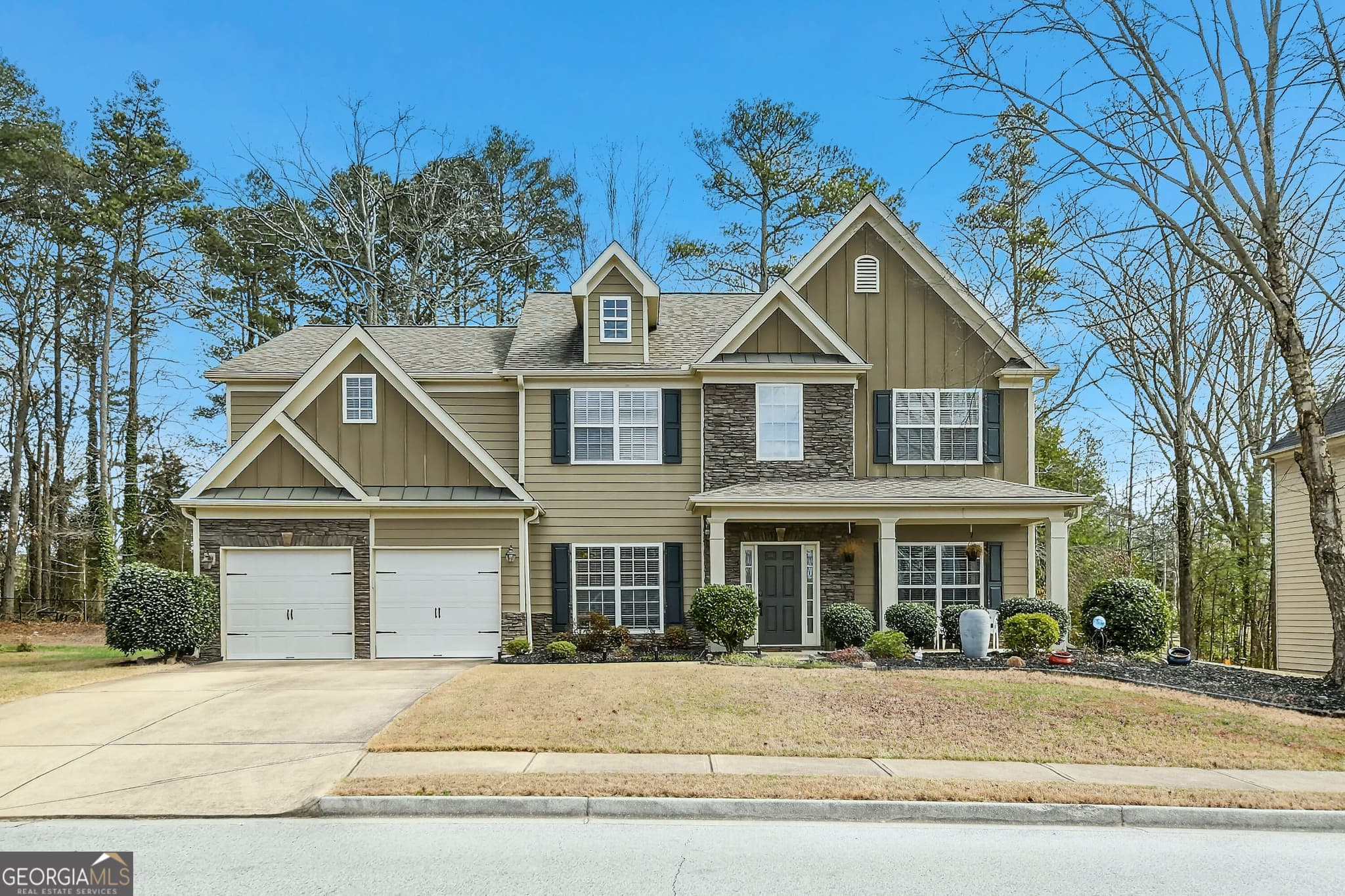 4 bedroom, 2.5 bathroom, 3,210 sq ft single family residence for sale at 7080 Roselake Circle, Douglasville, GA 30134 — photo 1 of 20